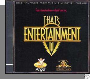 Thats Entertainment III   New Original Soundtrack CD  