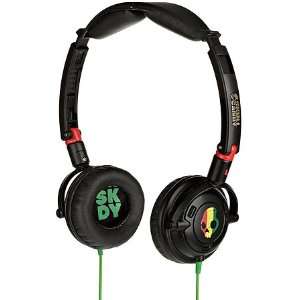   Headphones w/ Mic in Rasta,Headphones for Unisex, One Size,Rasta