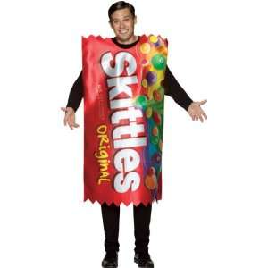 Lets Party By Rasta Imposta Skittles Wrapper Adult Costume 