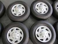 Four Ford E350 Van Factory 16 Steel Wheels Tires OEM 245/75/16 E 3035 