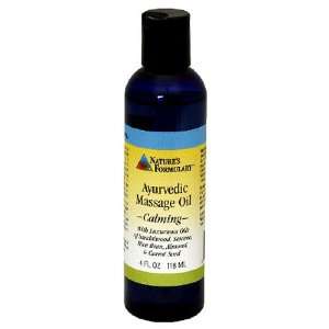    Natures Formulary Ayurvedic Massage Oil, Calming, 4 Ounces Beauty