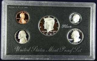 1993 SILVER Proof Set   Deep Cameo   Gorgeous  
