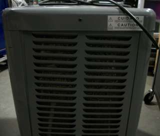   evaporative cooler takes two hookups electricity & a garden hose