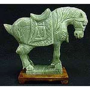 Best Gift Ideas for Him 2011   8 Hand Carved Tang Horse Jade Carving 