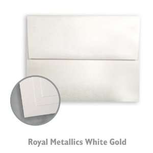  Royal Metallics White Gold Envelope   1000/Carton Office 