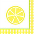 Lemons & Limes Paper LUNCH DINNER NAPKINS Spring Summer BBQ Green 
