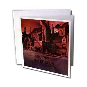   Scary Halloween   Greeting Cards 12 Greeting Cards with envelopes