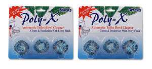 Automatic Toilet Bowl Cleaner Tablets 6pc Lot Blue NEW  