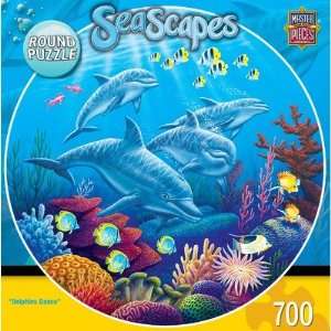  Dolphin Dance 700 pc Round Seascapes Toys & Games