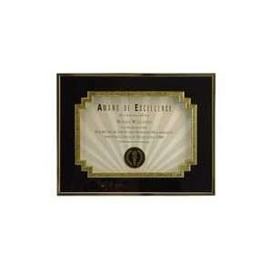 Shadow Box Certificate Frame/Seal/2 Certificates, 11 1/2x9 3/4, Silver 