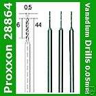 proxxon 28864 tungsten vanadium mirco drills 0 5mm 3pcs $ 6 70 listed 