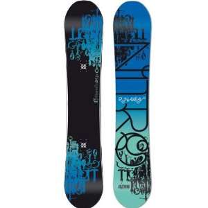  Nitro Runaway Black Snowboard  153cm Black / Blue Sports 