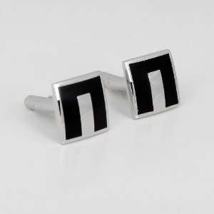   Blcak Square designer cufflinks Y&G Cufflinks C7025 Y&G Jewelry