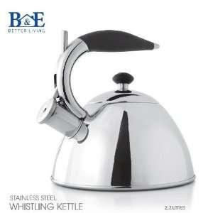 com B&E(TM)Stainless Steel Teakettle 2.5 Quarts Whistling Tea Kettle 