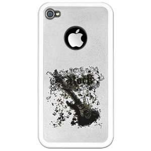   or 4S Clear Case White Rock Guitar Music Grunge 