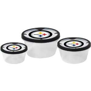   Pittsburgh Steelers Round Storage Containers
