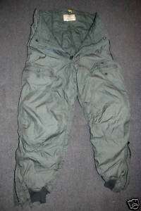 USAF FLYING EXTREME COLD WEATHER TROUSERS TYPE F 1B  30  