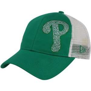 New Era Philadelphia Phillies Ladies Kelly Green Hooley Jersey Shimmer 