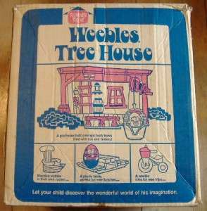Weebles Tree House 1975 Parts for Playset, Box, 1 Weeble  