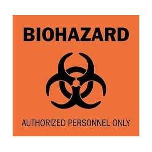    Biohazard Sign,10 X 14in,bk/orn,surf   BRADY 