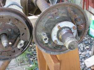 MGB rear end diff. 11/43 (3.9 1) tube axle wire wheel  