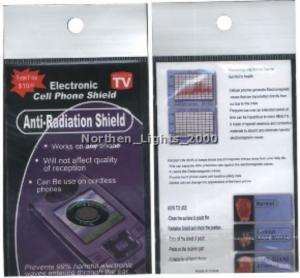 100 Safe Guard Radiation Protectors For all Cell Phones  