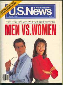 1988 U.S. News & World Report Men vs Women Differences  