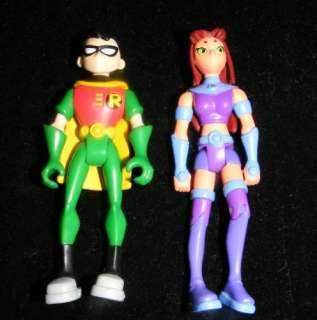   Image Gallery for Teen Titans Robin & Starfire 3.5 Action Figures