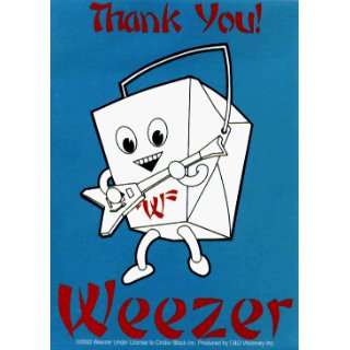  Weezer   Thank You (Dancing Takeout Food Box)   Sticker 