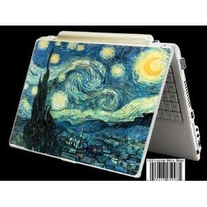   HP Dell Lenovo Asus Compaq (Free 2 Wrist Pad Included) Van Gogh Starry