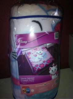 New Disney Twin mink blanket Licensed marie cat Winter kids pink 