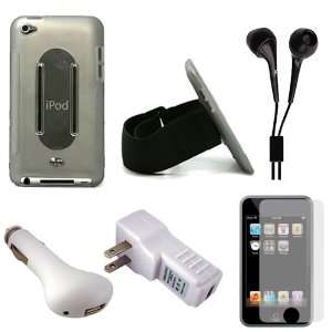   Touch LCD Display Screen + USB Travel Wall Charger + USB Car Charger