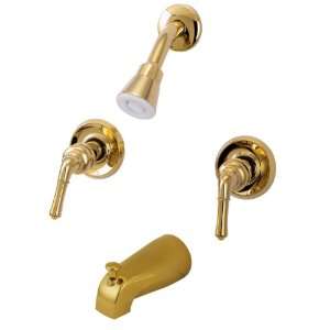 Two way Tub & Shower Valves, Polished Brass Finish, Washerless   By 