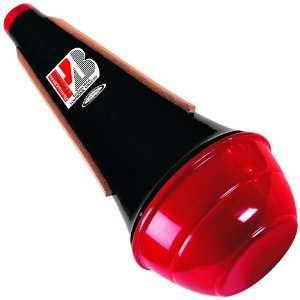   Contoured Black/Red Aluminum Tuba Mute (206BX) Musical Instruments