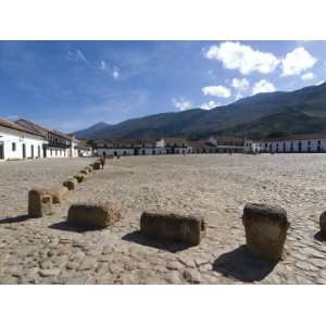 The Colonial Town of Villa De Leyva, Colombia, South America Stretched 