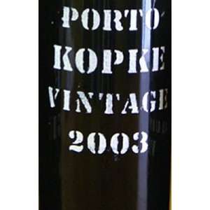  2003 Kopke Vintage Porto 375 mL Half Bottle Grocery 
