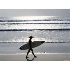 Walking Along Beach, Kuta Beach, Bali, Indonesia Superstock Collection 