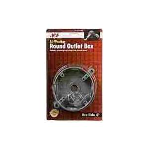  4 each Ace Weatherproof Round Outlet Box (31656)