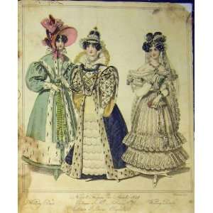   1829 Womens Fashion Wedding Dress Costumes Elizabeth