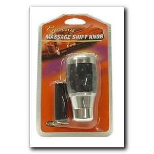  Racing Massage Diamond Gear Shift Knob, Silver (54 4178 