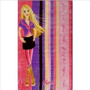  Ecarpet Gallery 602903 Barbie You Make Me Laugh Kids Rug 