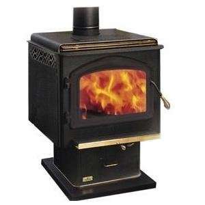  1900K Large 26 EPA Pedestal Wood Burning Stove 24 Karat 