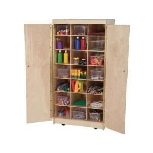  Mobile Cubby Storage Cabinet